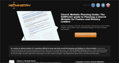 Desktop Screenshot of churchwebsiteplan.com